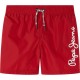 бански,гащета,детски,бански,костюми,pepe,jeans,logo,swimming,shorts,red,(red)