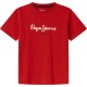 тениска,детски,тениски,pepe,jeans,new,art,short,sleeve,t,shirt,royal,red,(red)
