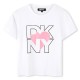 тениска,детски,тениски,dkny,d62305,short,sleeve,t,shirt,white