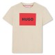тениска,детски,тениски,hugo,g00334,short,sleeve,t,shirt,beige,(beige)