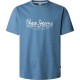 тениска,мъжки,тениски,pepe,jeans,dumas,short,sleeve,t,shirt,steel,blue,(blue)