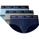 мъжко,бельо,pepe,jeans,solid,slips,3,units,blue,grey,(sky,blue)