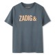 тениска,детски,тениски,zadig,&,voltaire,x60374,short,sleeve,t,shirt,grey