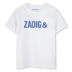 тениска,детски,тениски,zadig,&,voltaire,x60374,short,sleeve,t,shirt,white