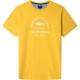 тениска,мъжки,тениски,façonnable,fish,front,print,short,sleeve,t,shirt,yellow,(mellow,yellow)