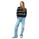 блуза,дамски,пуловери,дамски,плетени,дрехи,noisy,may,maysa,sweater,black,eggnog,(blue)