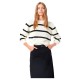 блуза,дамски,пуловери,дамски,плетени,дрехи,noisy,may,maysa,sweater,white,(eggnog,black)