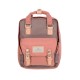 раница,раници,doughnut,macaroon,mini,backpack,brown,pink,(lavender,x,rose)