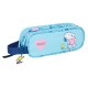 канцеларски,принадлежности,safta,double,snoopy,love,pencil,case,multicolor,(blue)