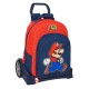 раница,раници,safta,evolution,trolley,super,mario,trick,wheeled,backpack,multicolor,(red,orange)