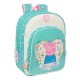 раница,раници,safta,612390185,small,peppa,pig,pretty,flowers,10l,27x33x10,cm,backpack,multicolor,(blue)