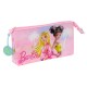 канцеларски,принадлежности,safta,triple,barbie,painterly,pencil,case,pink,(multicolor)