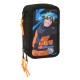 канцеларски,принадлежности,safta,triple,filled,naruto,pencil,case,36,pieces,black,(multicolor)