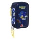 канцеларски,принадлежности,safta,triple,filled,sonic,city,pencil,case,37,pieces,blue,(multicolor)