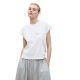 тениска,дамски,тениски,ecoalf,namur,short,sleeve,t,shirt,white