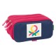 канцеларски,принадлежности,safta,triple,big,benetton,pencil,case,red,blue,(cherry)