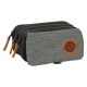 канцеларски,принадлежности,safta,triple,big,recycled,blackfit8,pencil,case,grey,(old,school)
