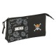 канцеларски,принадлежности,safta,triple,one,piece,pirates,pencil,case,black,(multicolor)
