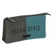 канцеларски,принадлежности,safta,triple,urban,style,pencil,case,green,grey,(multicolor)