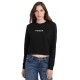 блуза,дамски,блузи,guess,jeans,gj,crop,cn,3d,emb,sweatshirt,black,(jet,black,a996)