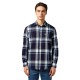 риза,с,дълъг,ръкав,мъжки,ризи,wrangler,1,pkt,long,sleeve,shirt,large,indigo,plaid,(blue)