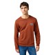 блуза,мъжки,пуловери,wrangler,small,logo,sweatshirt,orange,(smoked,paprika)
