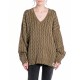 блуза,дамски,пуловери,дамски,плетени,дрехи,replay,dk3853.000.g21280q,v,neck,sweater,green