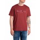 тениска,мъжки,тениски,replay,m3059.000.2660,short,sleeve,t,shirt,red,brick,(red)