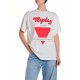 тениска,дамски,тениски,replay,w3378.000.2660,short,sleeve,t,shirt,white,(butter,white)