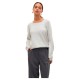 блуза,дамски,пуловери,дамски,плетени,дрехи,vero,moda,doffy,shine,sweater,snow,white,w,silver,lurex,(white)