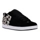 обувки,дамски,маратонки,dc,shoes,court,graffik,trainers,black,white,print,(black)