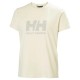 тениска,дамски,тениски,helly,hansen,logo,3.0,short,sleeve,t,shirt,cream,(beige)
