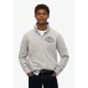 блуза,мъжки,пуловери,superdry,athletic,ess,half,zip,sweatshirt,grey