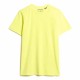 тениска,мъжки,тениски,superdry,classic,essential,short,sleeve,t,shirt,washed,dry,fluro,yellow,(yellow)