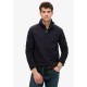 блуза,мъжки,пуловери,superdry,classics,henley,half,zip,sweatshirt,blue