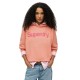 суичър,дамски,блузи,superdry,core,logo,city,hoodie,pink