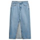 пола,дамски,поли,и,рокли,superdry,denim,split,long,skirt,blue