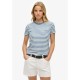 тениска,дамски,тениски,superdry,essential,logo,str,fitted,short,sleeve,t,shirt,blue,(wedgewood,blue,stripe)