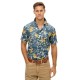 риза,с,къс,ръкав,мъжки,ризи,superdry,hawaiian,print,short,sleeve,shirt,tropical,flowers,blue,washed,(blue)