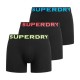 боксерки,мъжко,бельо,superdry,m3110452b,boxers,3,units,black,neon,(black)