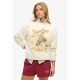 блуза,дамски,блузи,superdry,souvenir,graphic,loose,sweatshirt,cream,(beige)