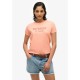 тениска,дамски,тениски,superdry,sport,luxe,fitted,short,sleeve,t,shirt,peach,amber,pink,(pink)