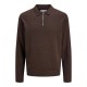 мъжки,блузи,с,яка,jack,&,jones,emil,long,sleeve,polo,mulch,twist,(brown)