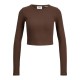 фланелка,с,дълъг,ръкав,дамски,топове,jack,&,jones,feline,rib,jjxx,long,sleeve,top,bracken,(brown)