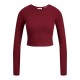фланелка,с,дълъг,ръкав,дамски,топове,jack,&,jones,feline,rib,jjxx,long,sleeve,top,cabernet,(red)