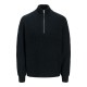 блуза,мъжки,пуловери,jack,&,jones,winter,half,zip,sweater,black,(forest,river)