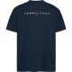 тениска,мъжки,тениски,tommy,jeans,reg,linear,logo,short,sleeve,t,shirt,dark,night,navy,(blue)