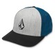 шапка,всички,шапки,volcom,full,stone,hthr,flexfit,cap,grey,(deep,blue)