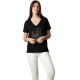 тениска,дамски,тениски,deeluxe,sellah,short,sleeve,v,neck,t,shirt,black,(black)