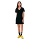 рокля,дамски,поли,и,рокли,lolë,olivie,v,neck,short,sleeve,short,dress,black